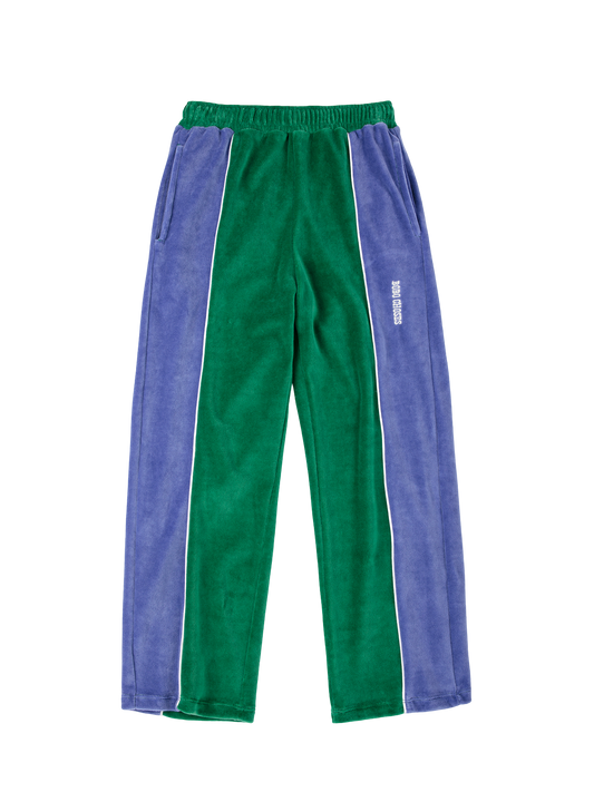 Color Block Terry Cloth Jogging Pants
