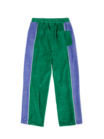 Color Block Terry Cloth Jogging Pants