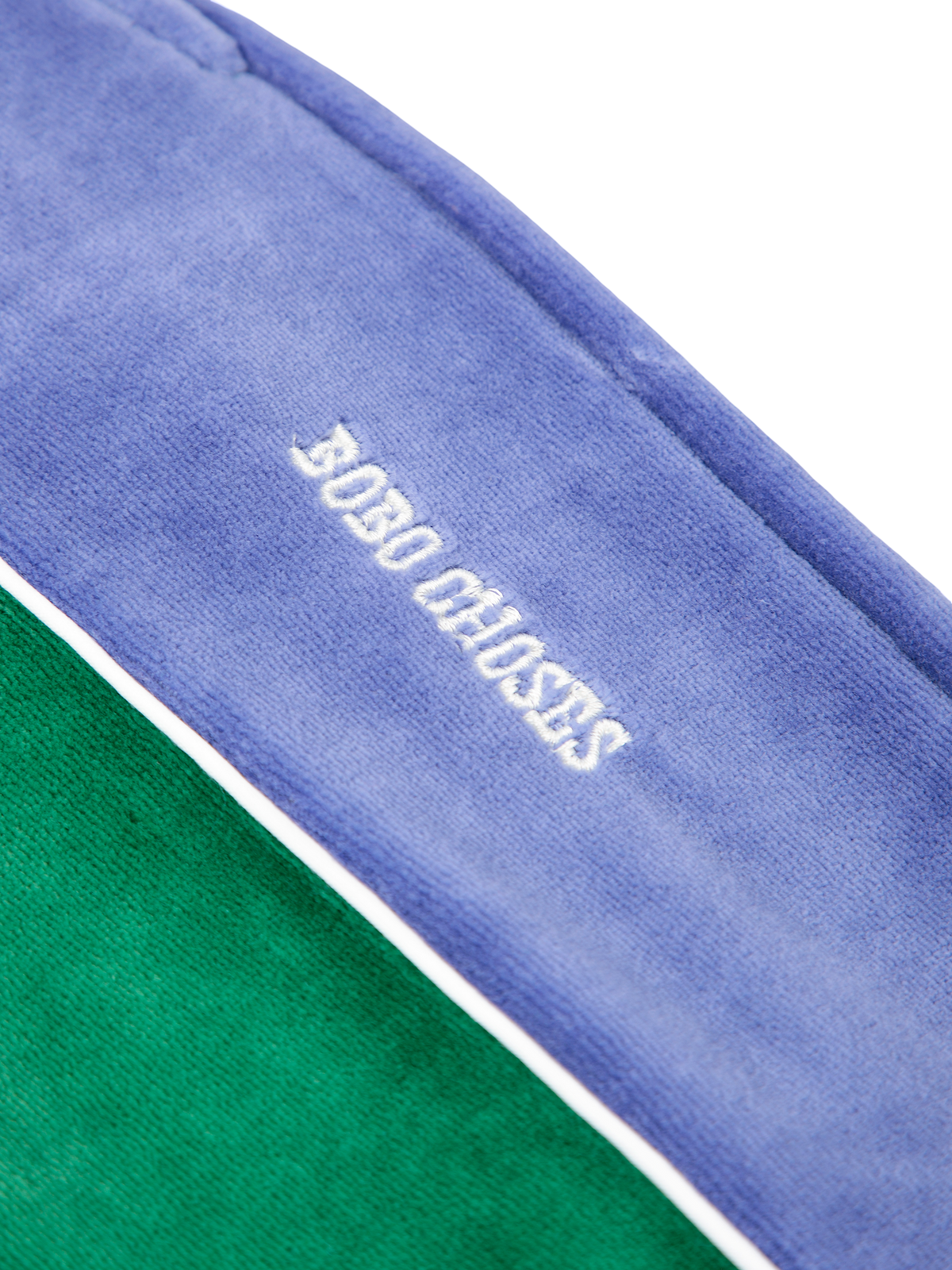 Color Block Terry Cloth Jogging Pants