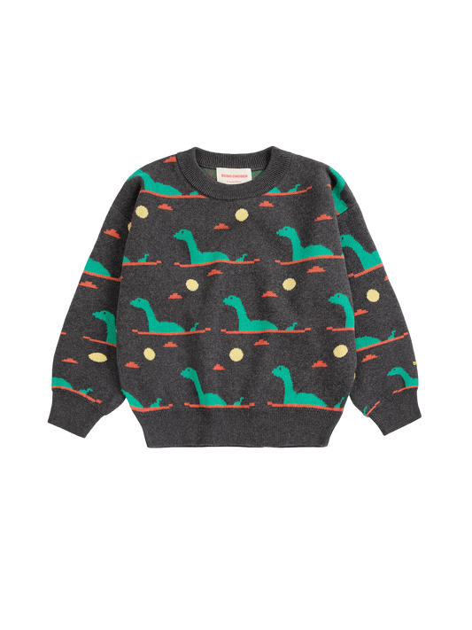 Lake Monster All Over Jacquard Jumper