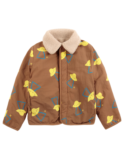 Pixel Abduction All Over Reversible Jacket