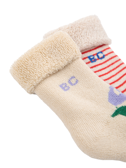 BC Stamp Bloom Socks - Set of 2