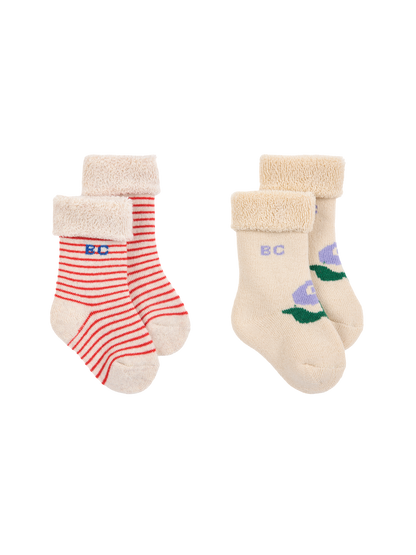 BC Stamp Bloom Socks - Set of 2