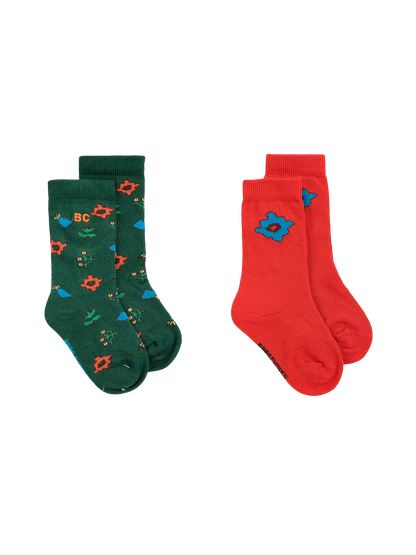 Blossom All Over Socks - Set of 2