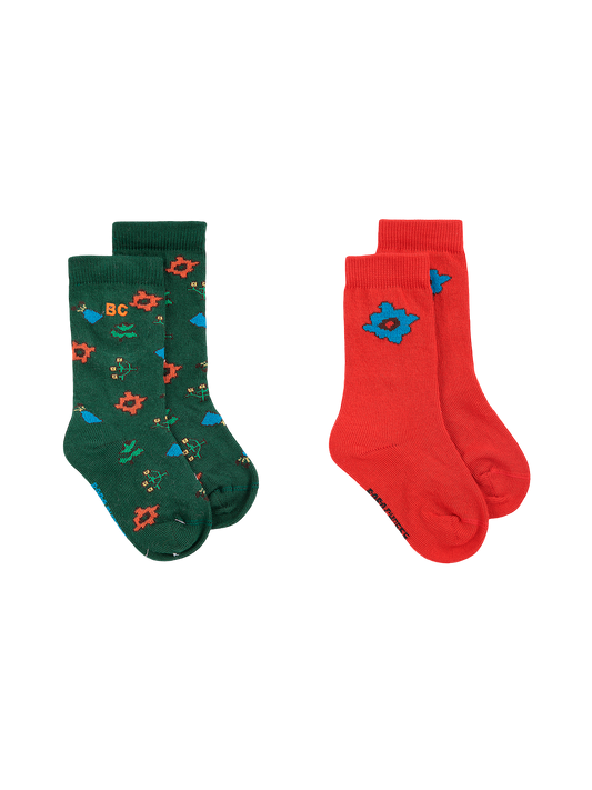 Blossom All Over Socks - Set of 2