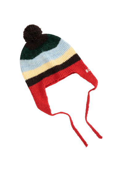 Striped Knitted Beanie