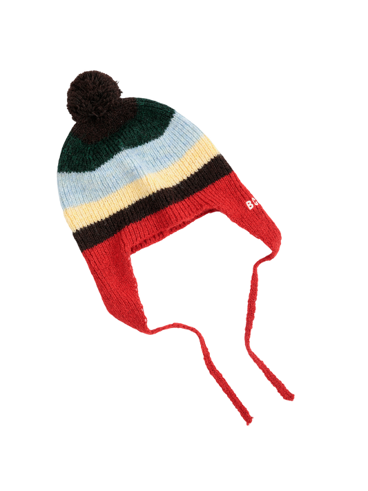 Striped Knitted Beanie