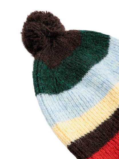 Striped Knitted Beanie