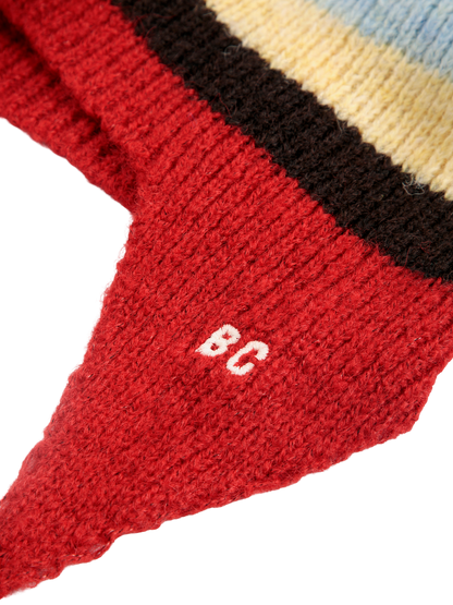 Striped Knitted Beanie