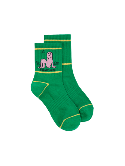 Long Puff Short Socks