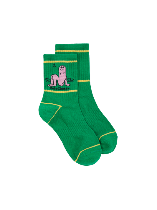 Long Puff Short Socks