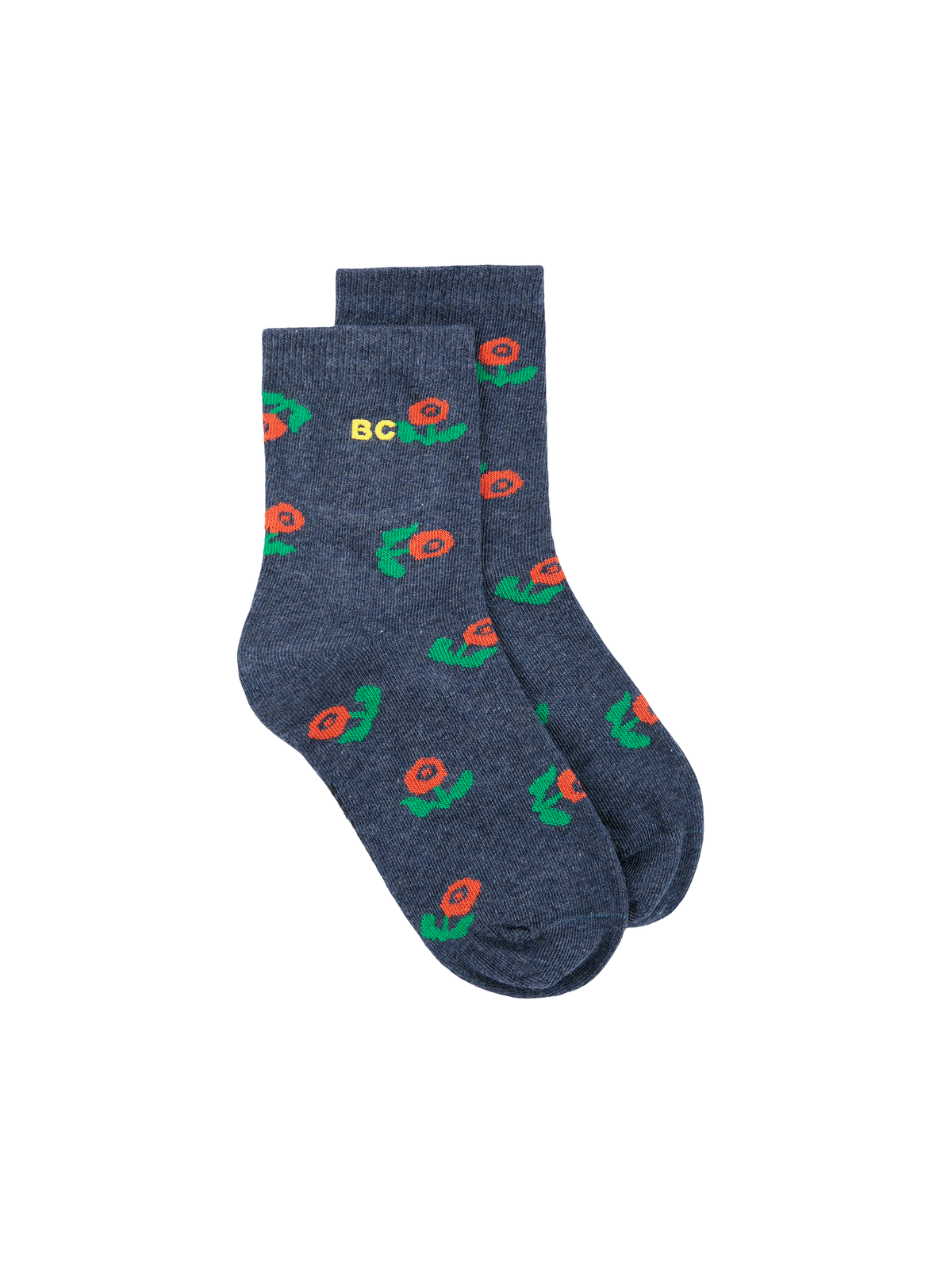 Stamp Bloom All Over Short Socks