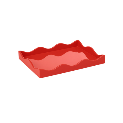 Rita Konig Belles Rives Lacquer Tray - Blood Orange
