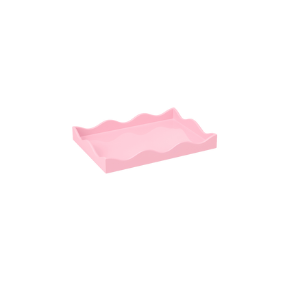 Rita Konig Belles Rives Lacquer Tray - Sugar Pink