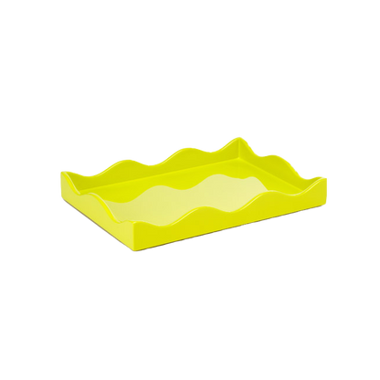 Rita Konig Belles Rives Lacquer Tray - Acid Drop Yellow