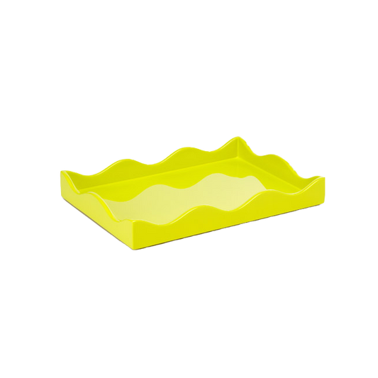 Rita Konig Belles Rives Lacquer Tray - Acid Drop Yellow