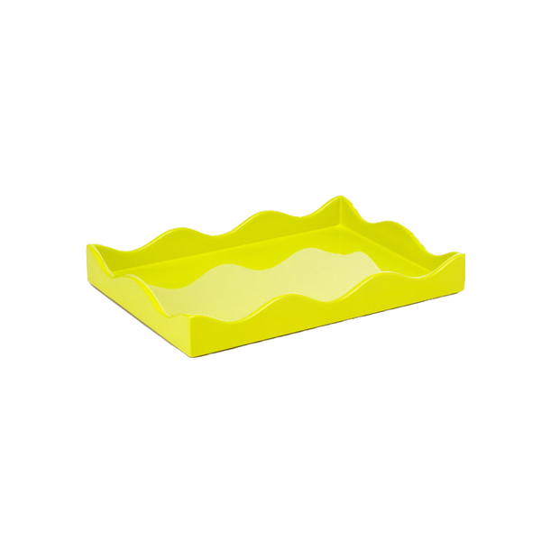 Rita Konig Belles Rives Lacquer Tray - Acid Drop Yellow