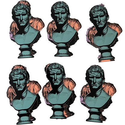 Classical Bust Stickers - Set of 5