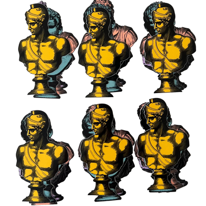 Classical Bust Stickers - Set of 5