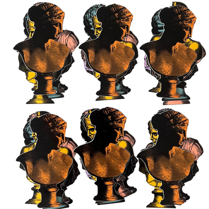 Classical Bust Stickers - Set of 5