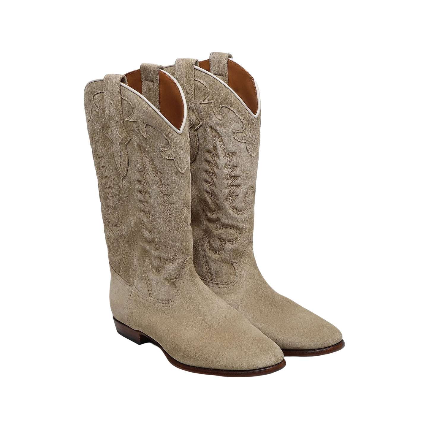 Midnight Suede Cowboy Boots -  Desert