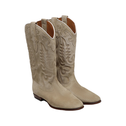 Midnight Suede Cowboy Boots -  Desert
