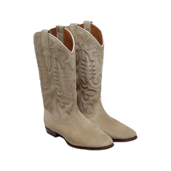 Midnight Suede Cowboy Boots -  Desert