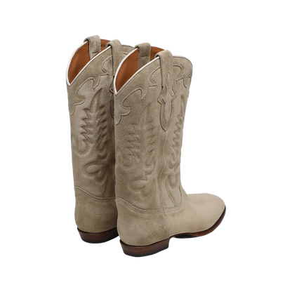 Midnight Suede Cowboy Boots -  Desert