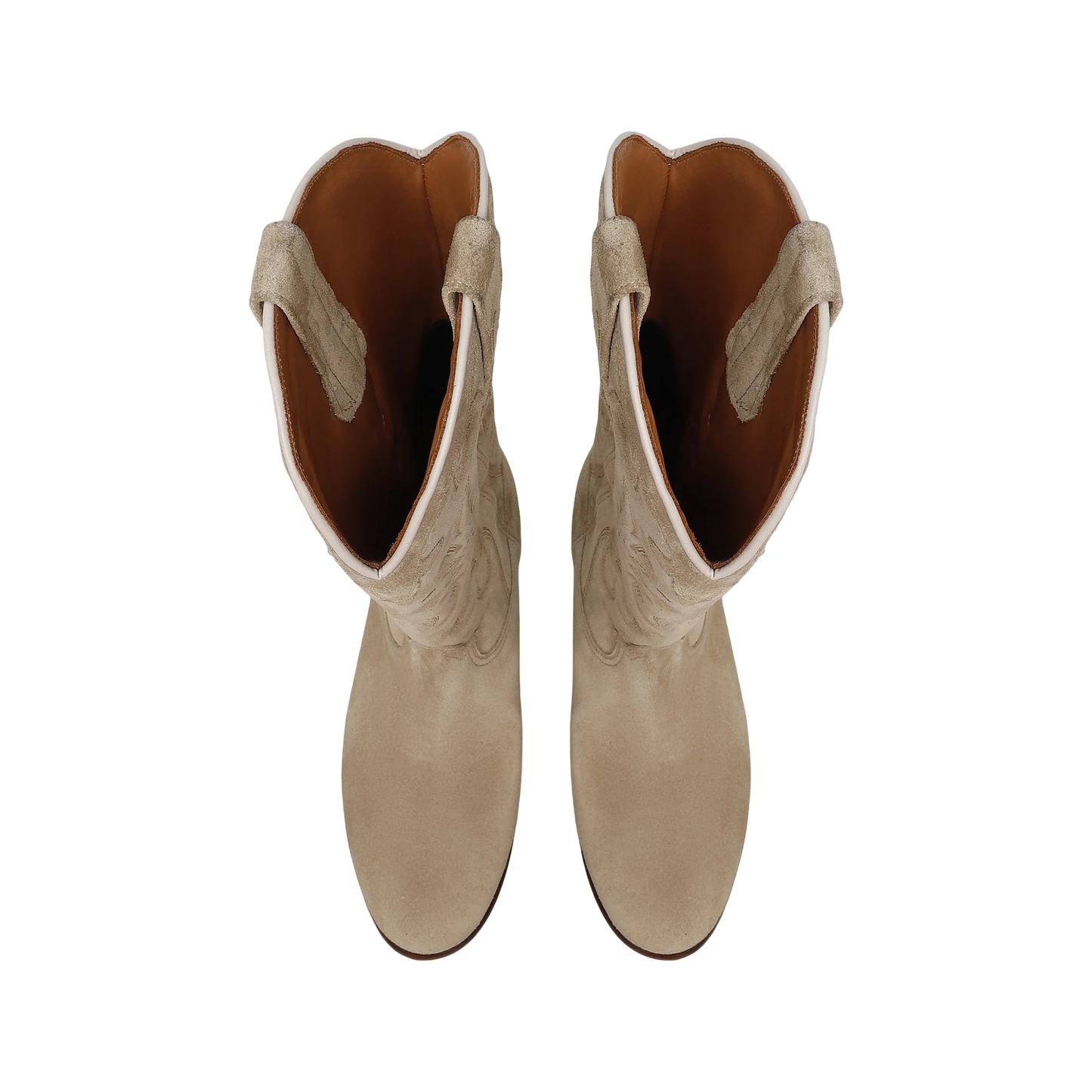 Midnight Suede Cowboy Boots -  Desert