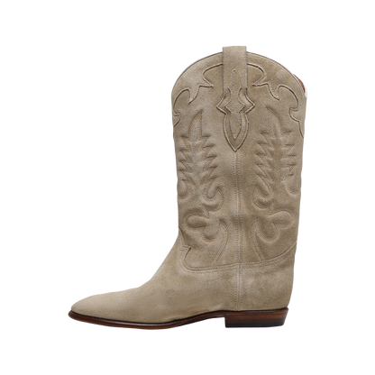 Midnight Suede Cowboy Boots -  Desert