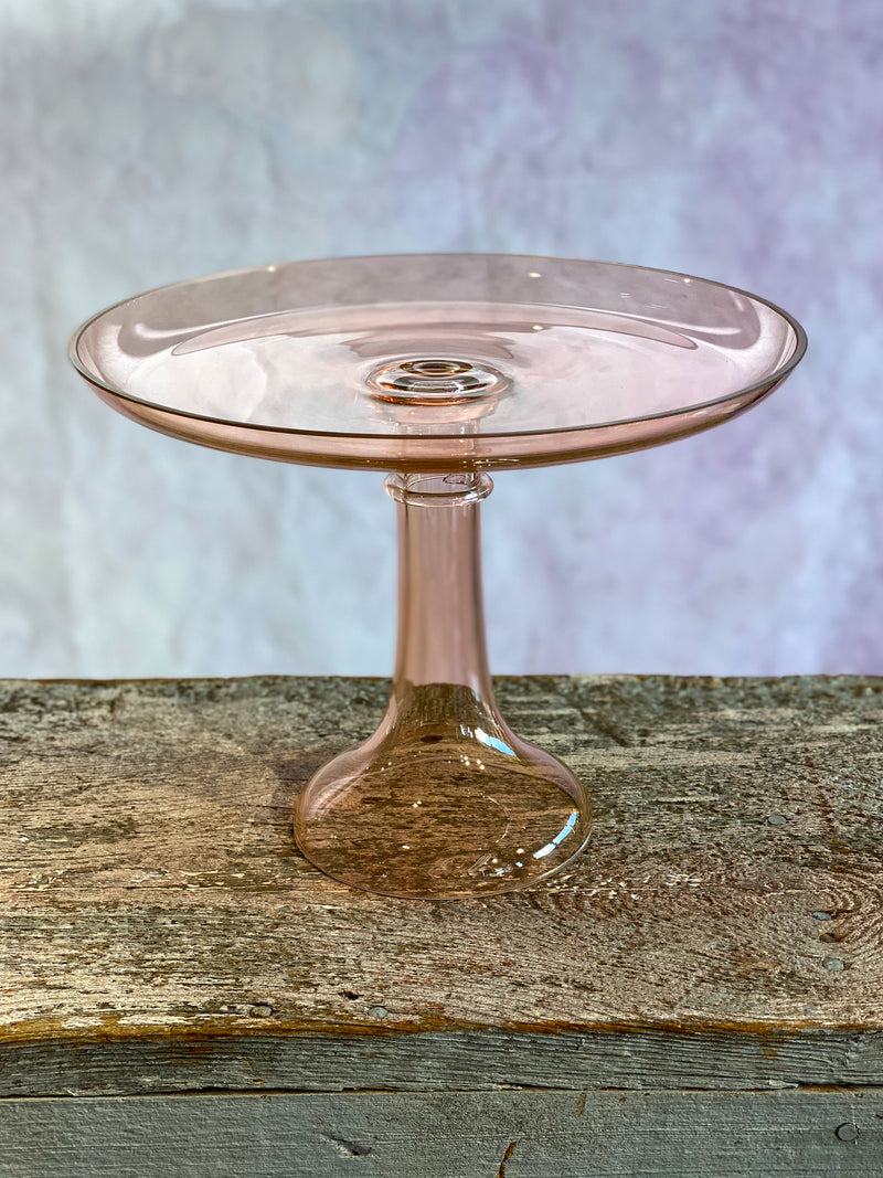 Colored Glass Cakestand