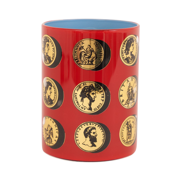 Brush Pot - ROMAN COINS RED