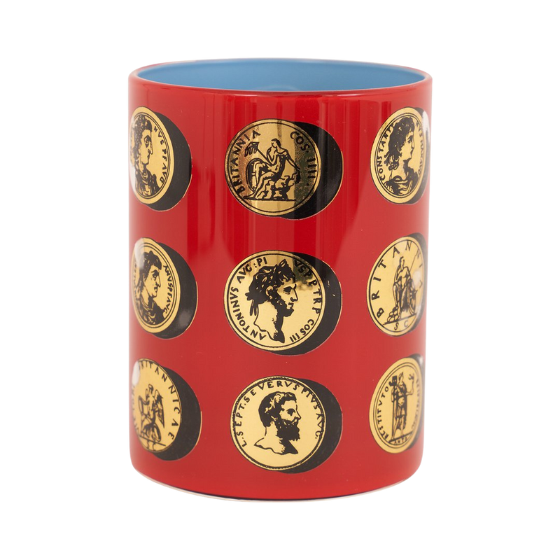 Brush Pot - ROMAN COINS RED