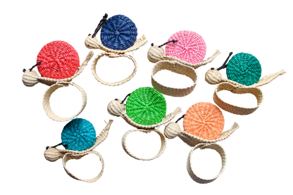 Woven Napkin Ring - Snail