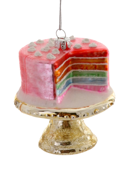 Rainbow Cake Ornament