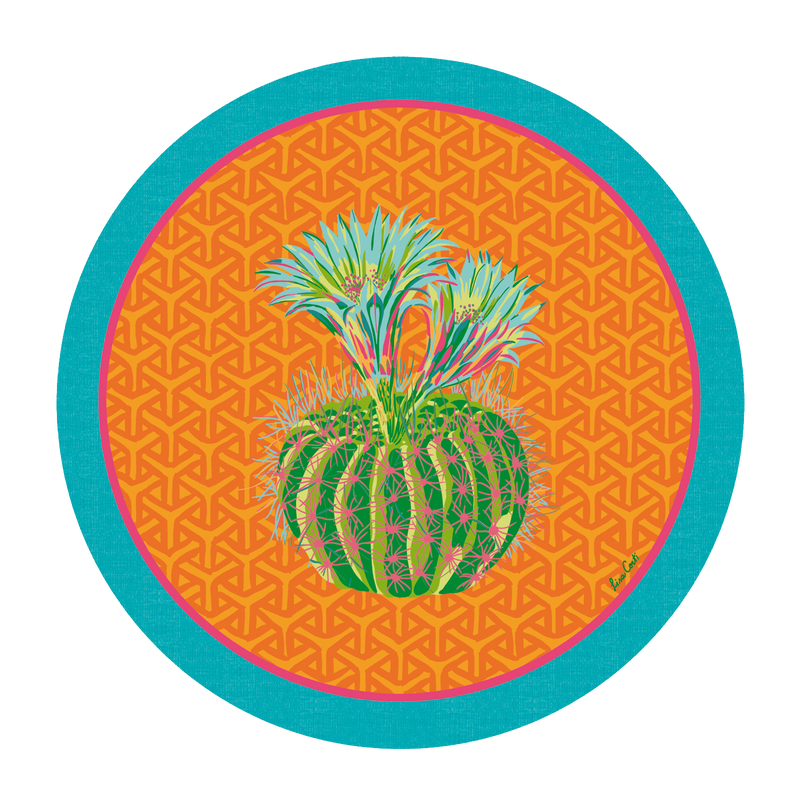 Cactus Placemat - Orange