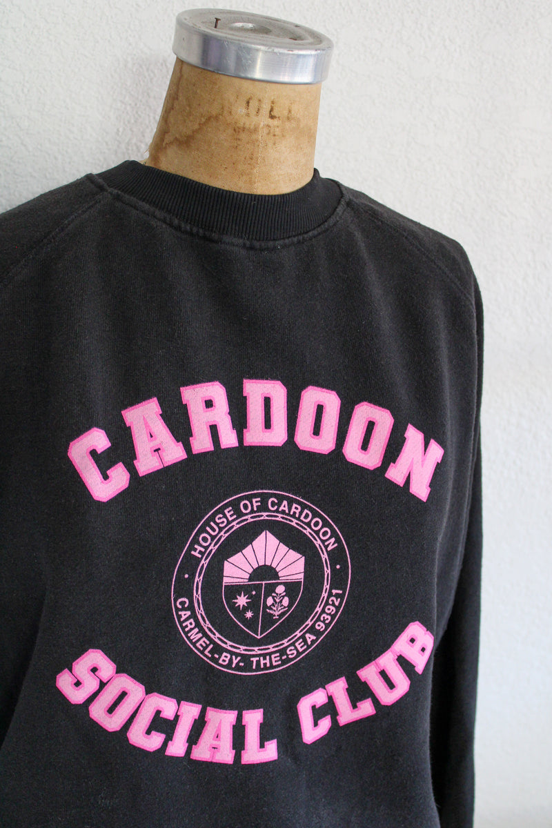 Cardoon Social Club Sweatshirt - Black/Pink