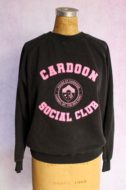 Cardoon Social Club Sweatshirt - Black/Pink