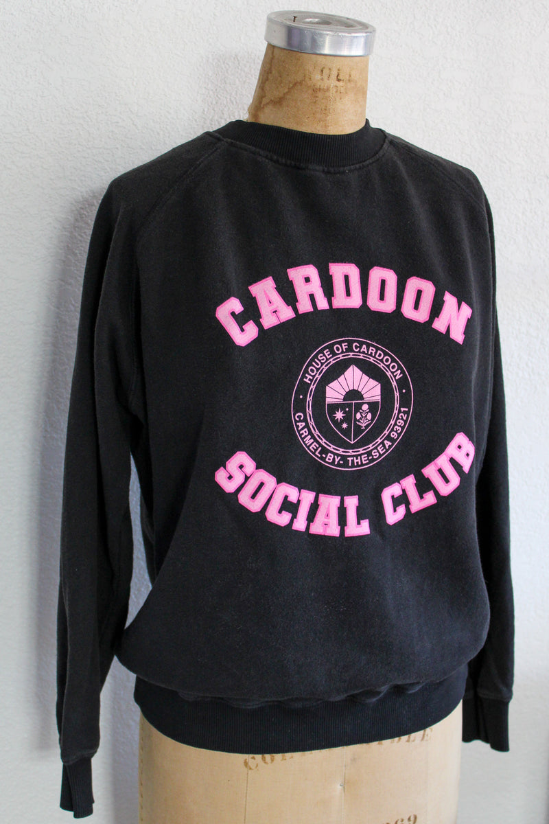 Cardoon Social Club Sweatshirt - Black/Pink