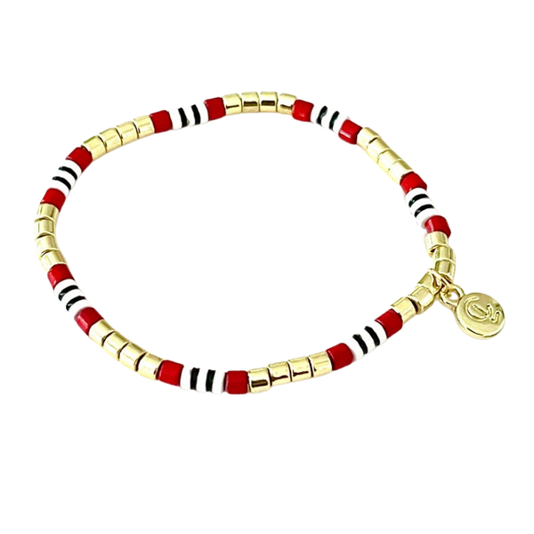 Catalina Slim Bracelet - Red/Black