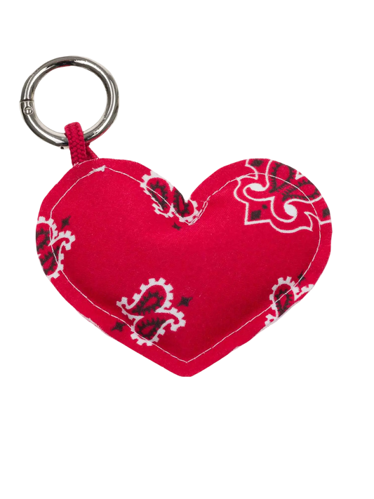 Bandana Key Chain - Heart
