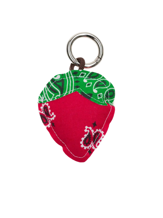 Bandana Key Chain - Strawberry