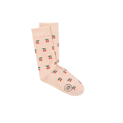 Cherry Pattern Socks