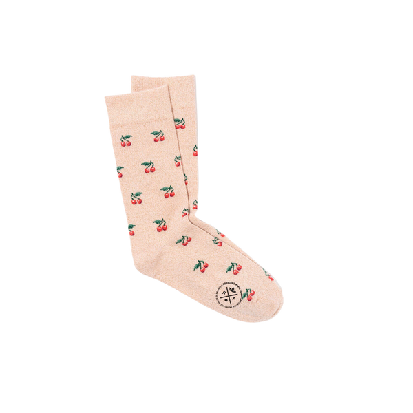 Cherry Pattern Socks