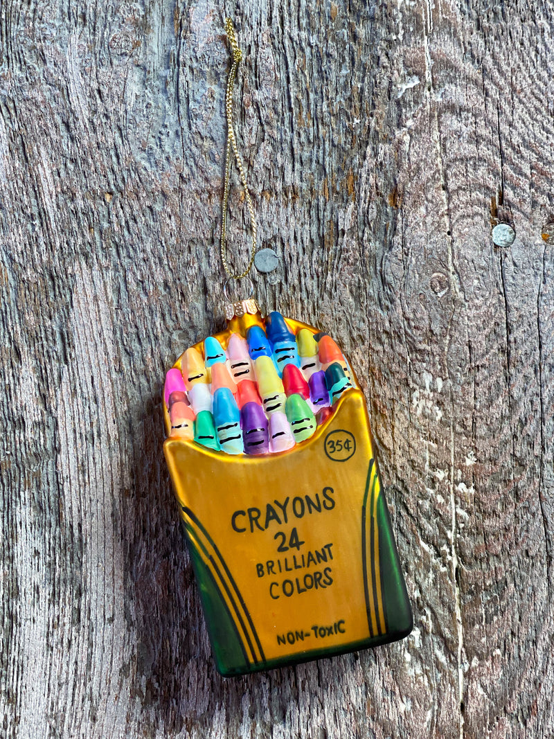 Crayon Box Ornament