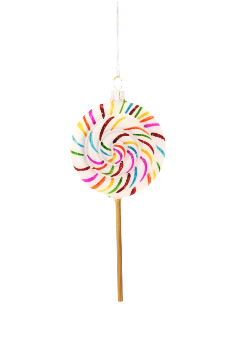 Rainbow Lollipop Ornament