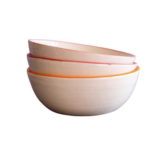 Color Rim Farm Bowl