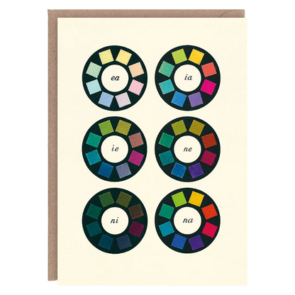 Colour Wheels Card