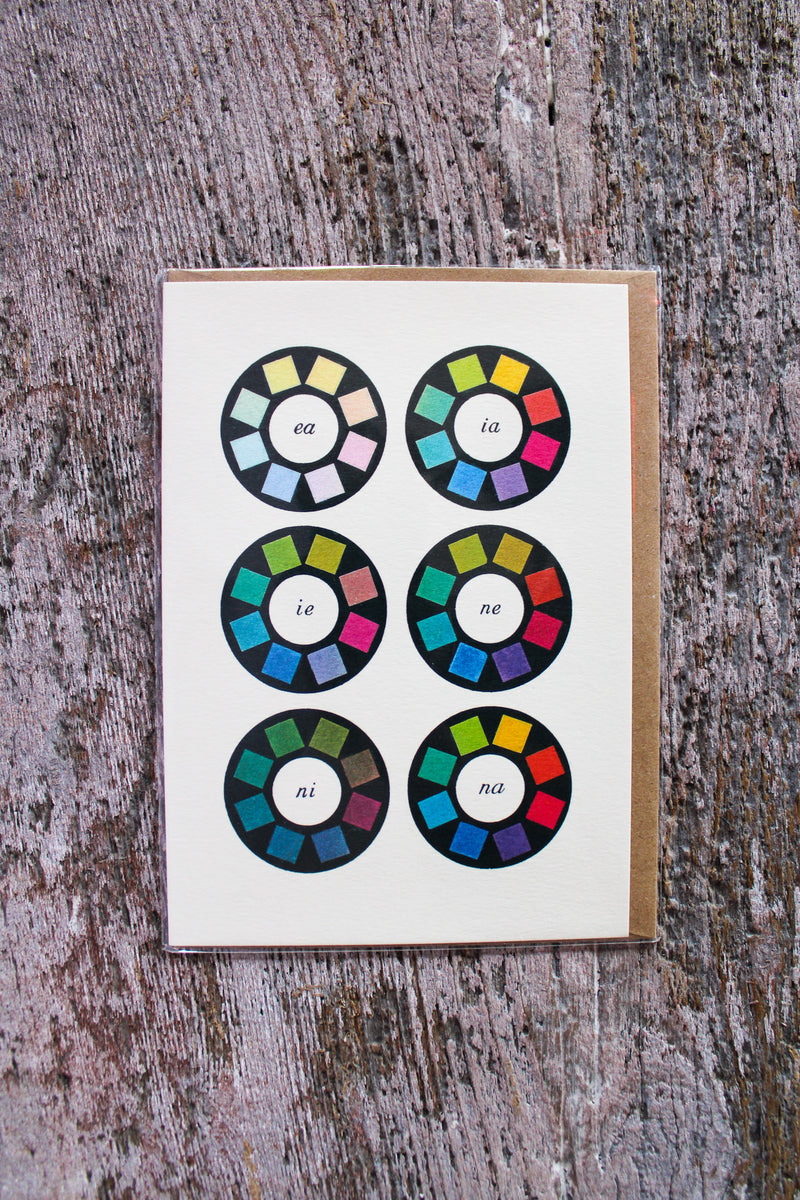 Colour Wheels Card