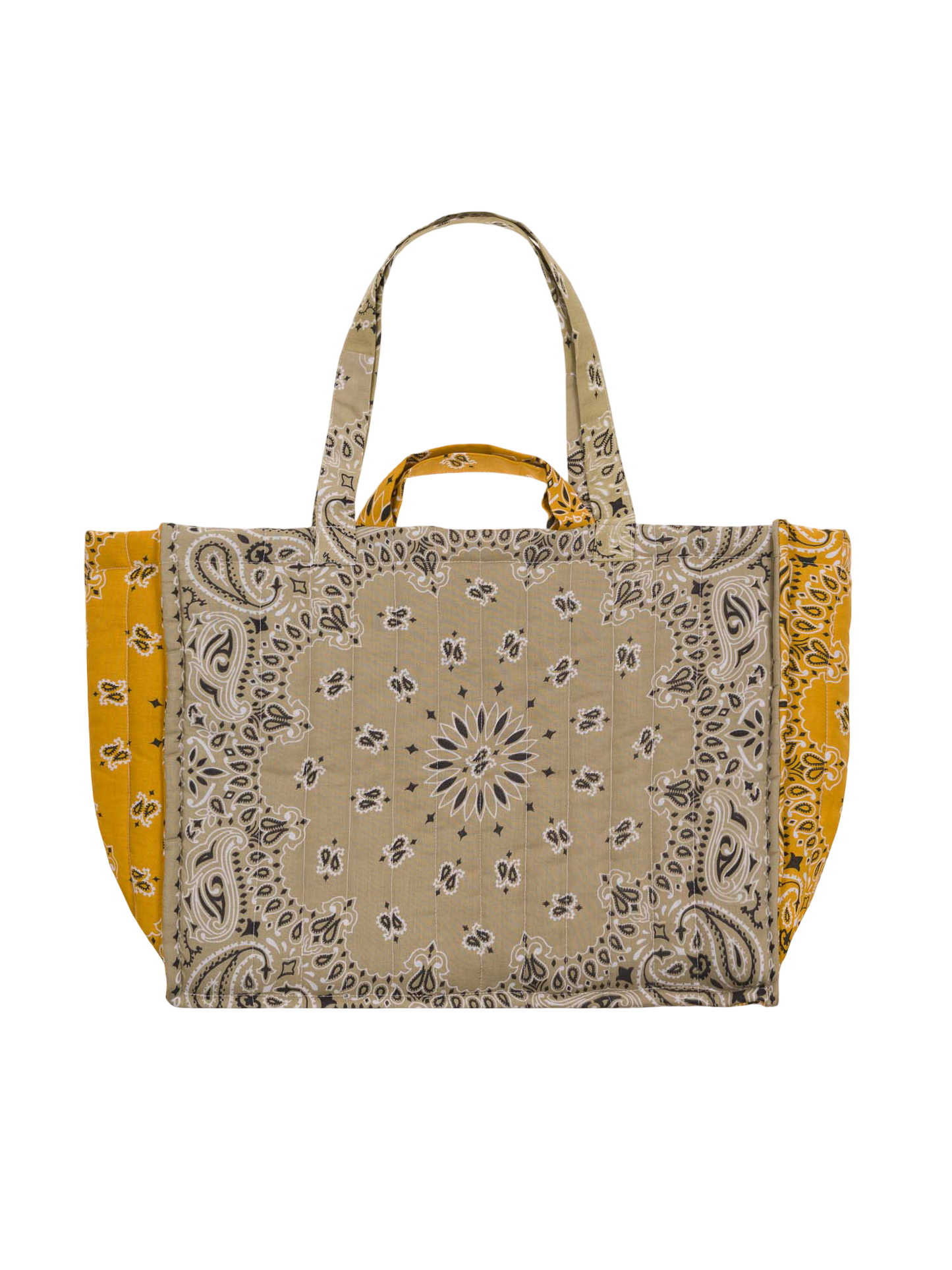 Cabas Quilted Tote Bag - Mushroom